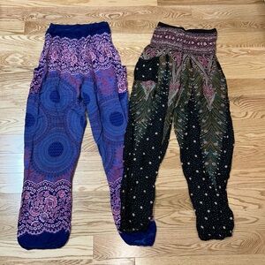 Hippie Boho stretchy pants. Buy both or just one LMK🩷 Throw me an offer 🩷
